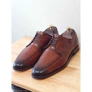 Allen Edmonds LaSalle Tan Brown Brogue Oxford Dress Shoes Sz 11D